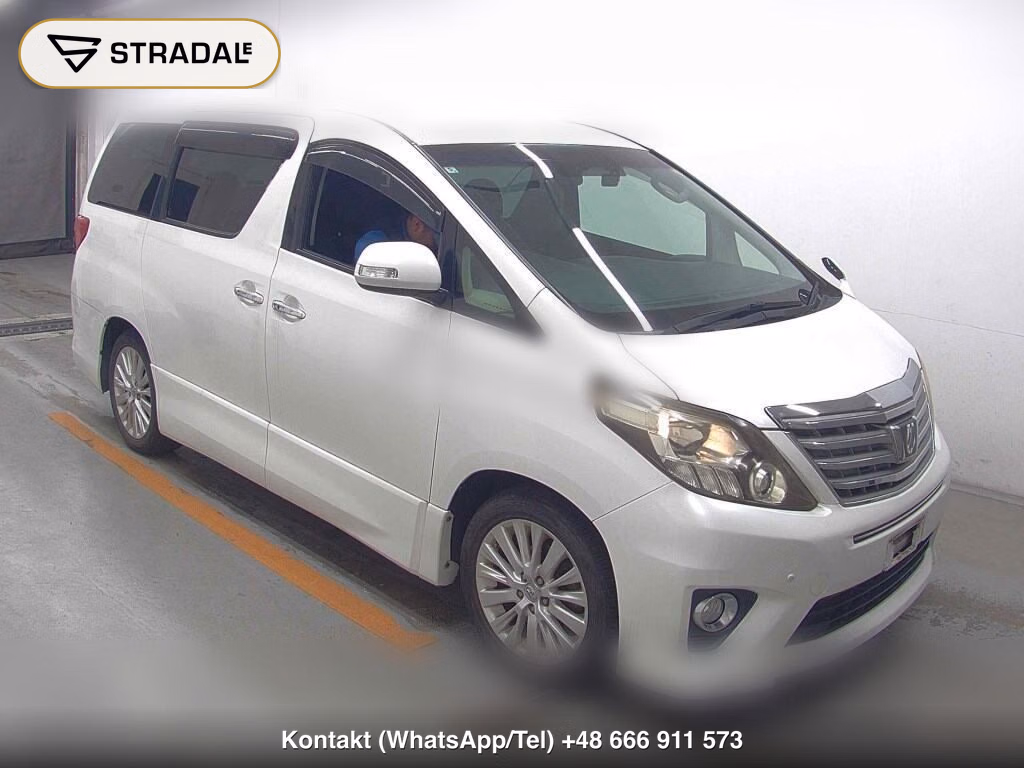 TOYOTA ALPHARD 240S 2012, aukcja z Japonii, zdjęcie 1