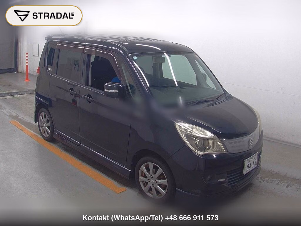SUZUKI SOLIO 4WD BLACK&amp;WHITE 2012, aukcja z Japonii, zdjęcie 1