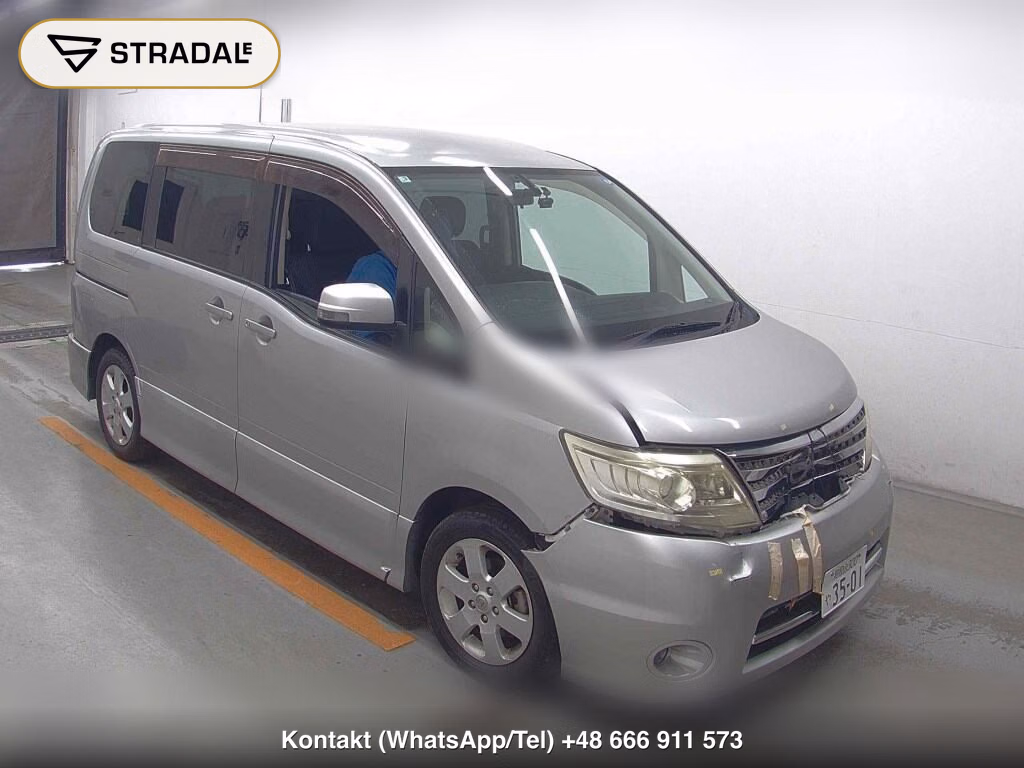 NISSAN SERENA 5D HIGHWAY STAR 2008, aukcja z Japonii, zdjęcie 1