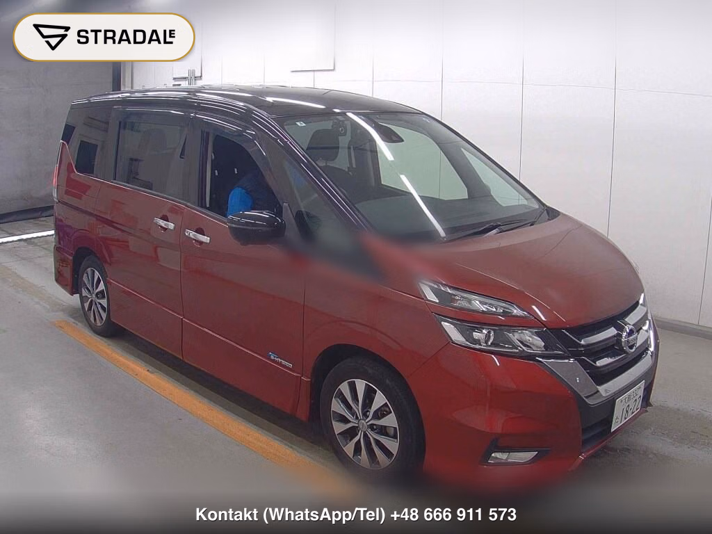 NISSAN SERENA 5D HIGHWAY STAR G 2017, aukcja z Japonii, zdjęcie 1
