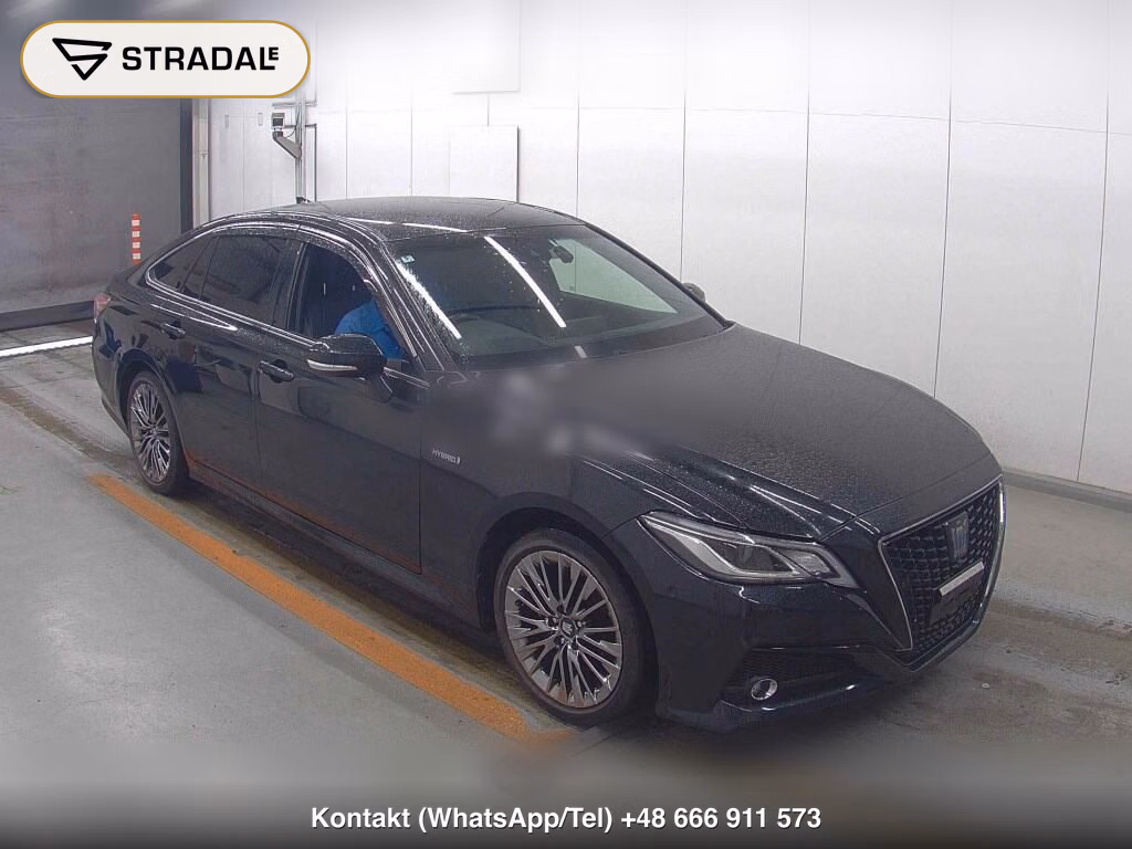 TOYOTA CROWN HYBRID S 2019, aukcja z Japonii, zdjęcie 1