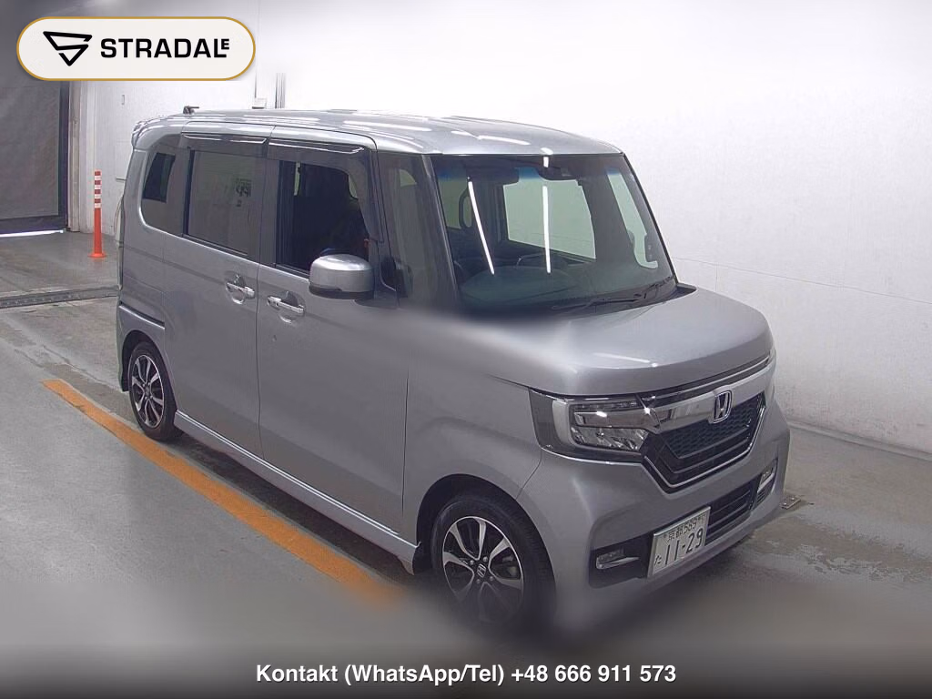 HONDA N-BOX CUSTOM 4WD G･EX HONDA SENSING 2018, aukcja z Japonii, zdjęcie 1