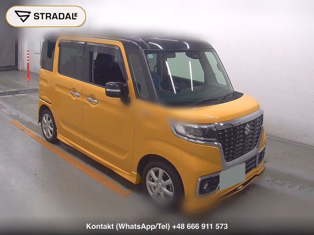 SUZUKI SPACIA CUSTOM HYBRID XS 2018, aukcja z Japonii, zdjęcie 1