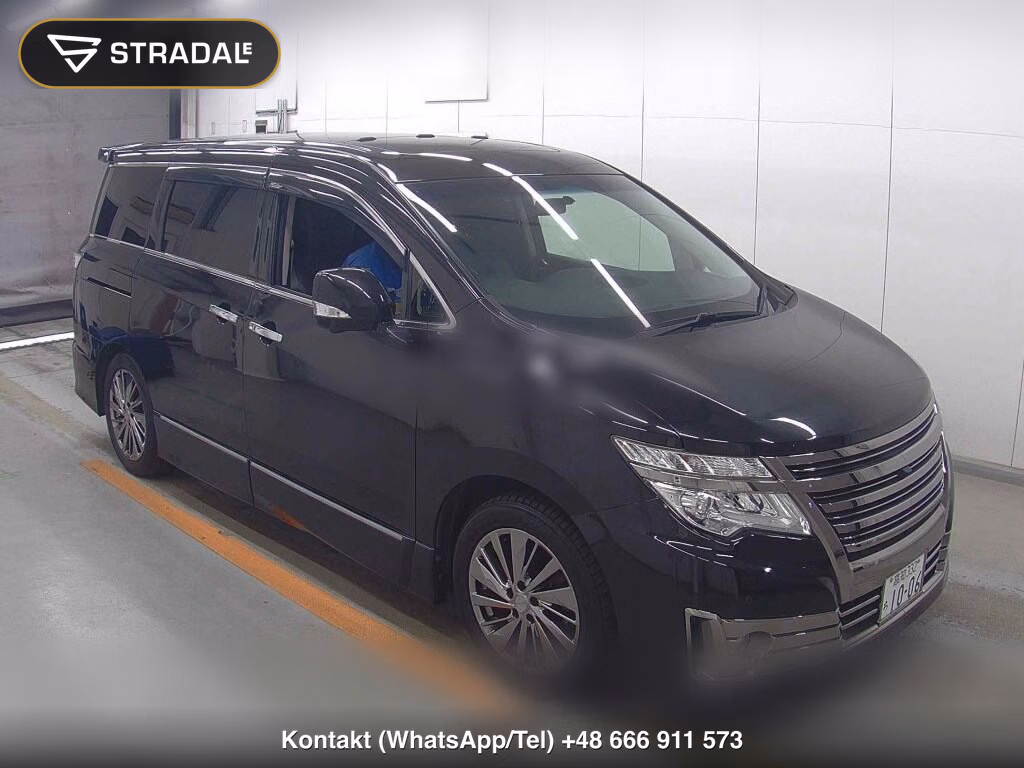 NISSAN ELGRAND 5D RIDER BLACK LINE 2018, aukcja z Japonii, zdjęcie 1