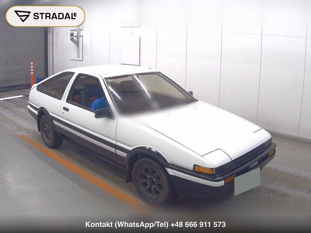 TOYOTA SPRINTER TRUENO 3D GT APEX 1983, aukcja z Japonii, zdjęcie 1