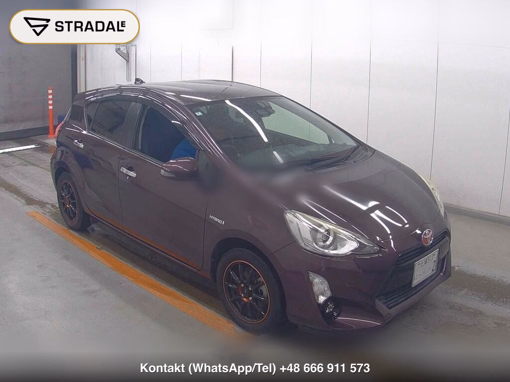 TOYOTA AQUA S STYLE BLACK 2016, aukcja z Japonii, zdjęcie 1