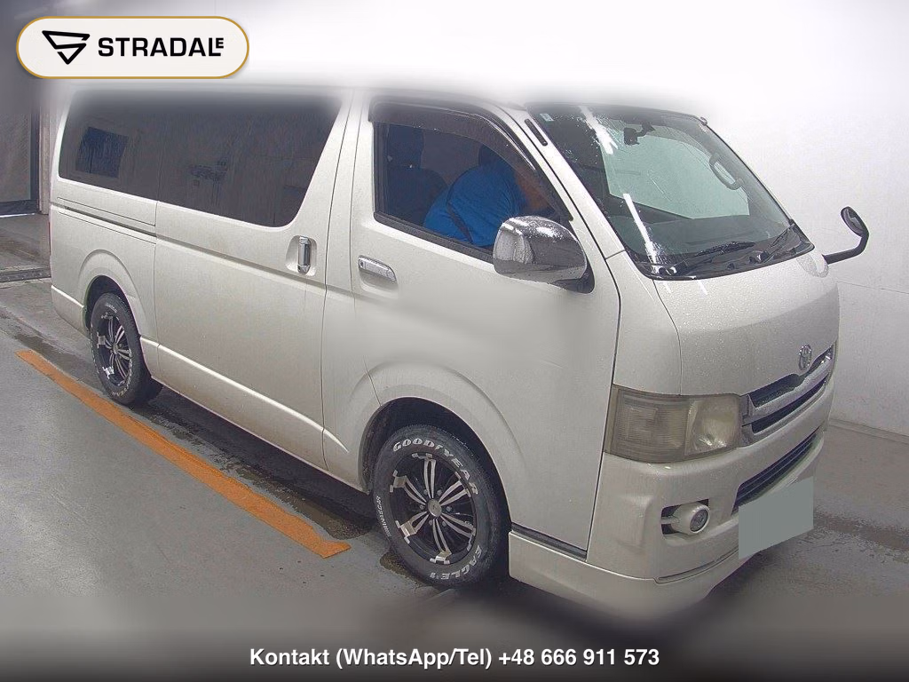 TOYOTA HIACE VAN 5D LONG SUPER GL 2009, aukcja z Japonii, zdjęcie 1
