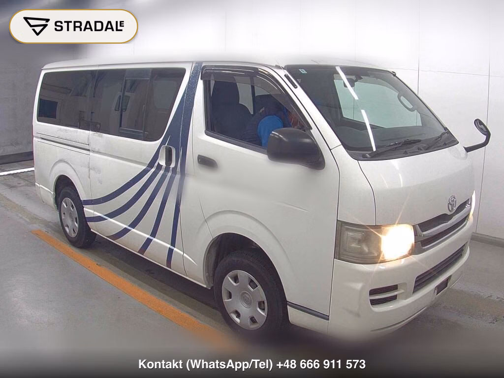 TOYOTA HIACE VAN 5D DX GL PACKAGE 2009, aukcja z Japonii, zdjęcie 1