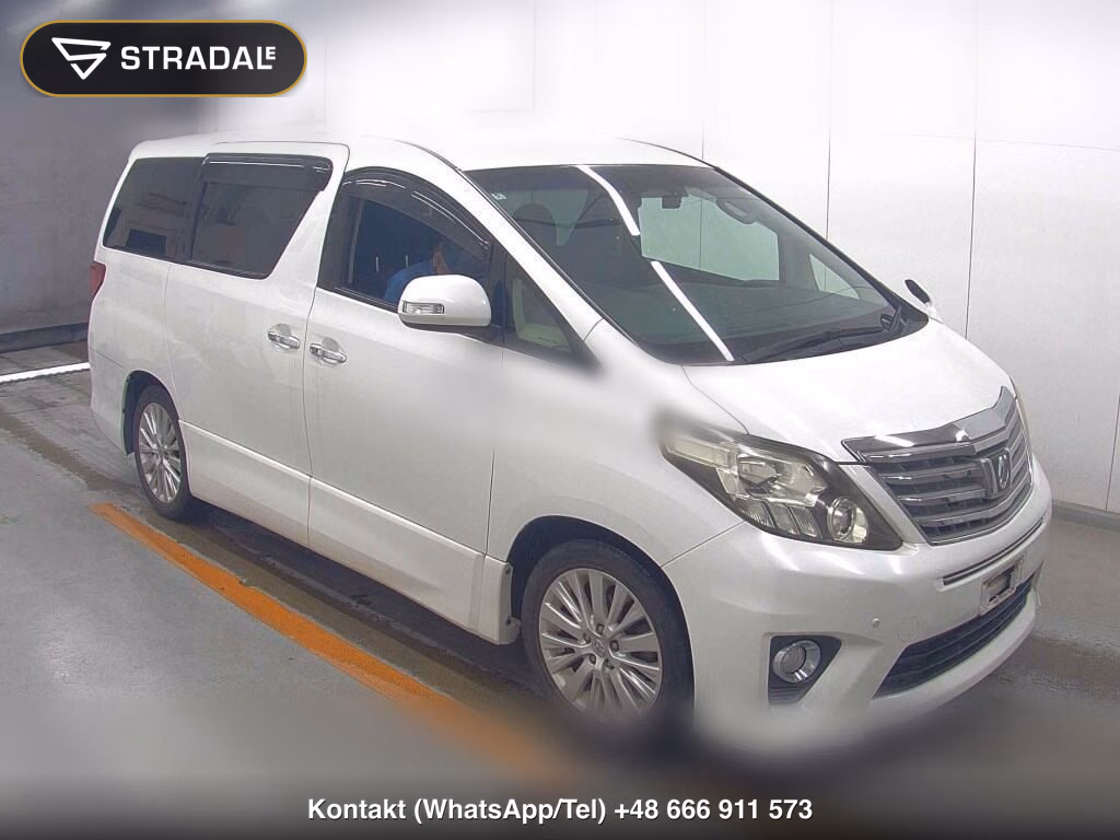 TOYOTA ALPHARD 240S 2012, aukcja z Japonii, zdjęcie 1