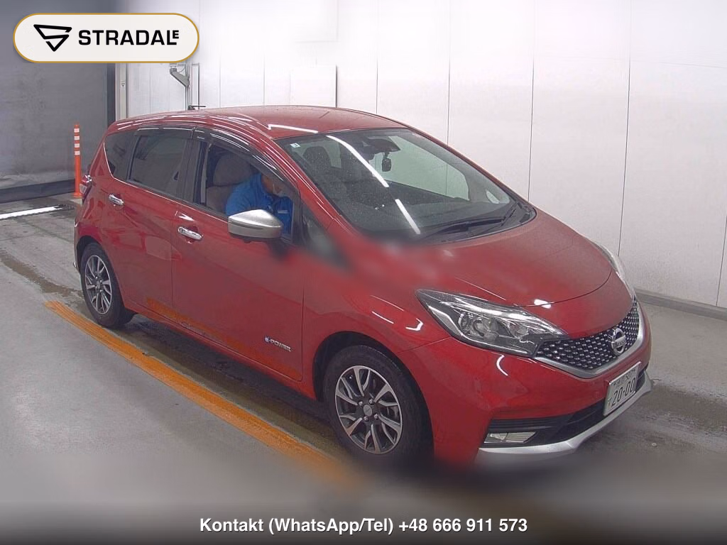 NISSAN NOTE E-POWER X MODE PREMIER 2017, aukcja z Japonii, zdjęcie 1