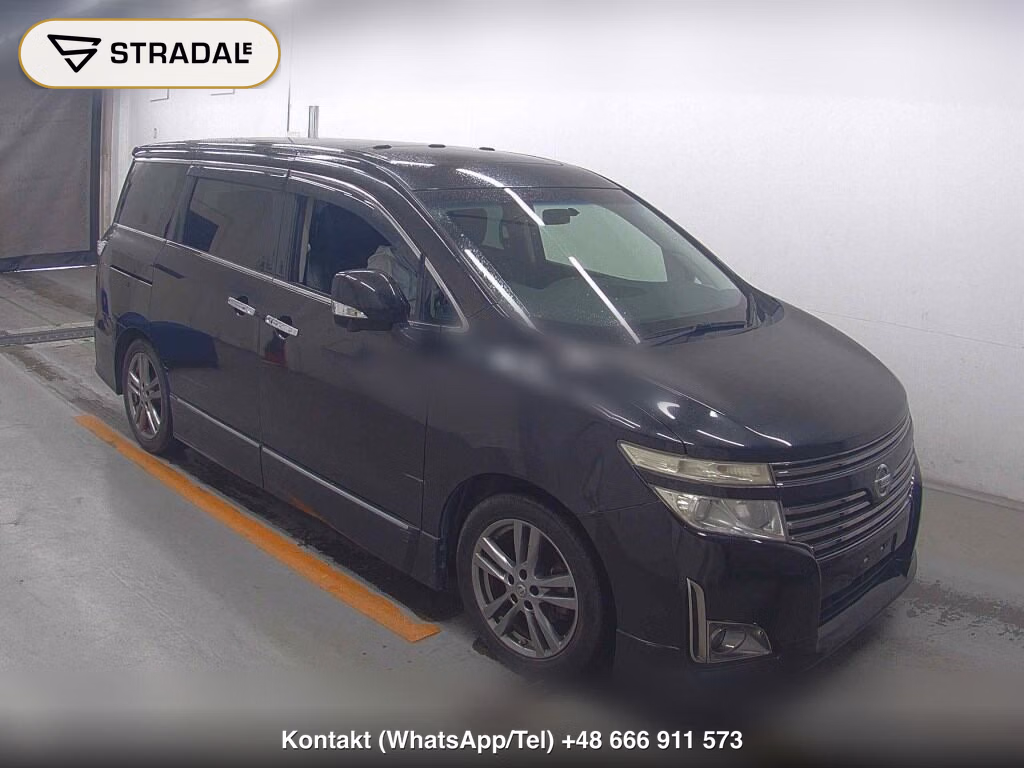 NISSAN ELGRAND 5D 250 HIGHWAY STAR URBAN CHROME BLACK LEAT 2013, aukcja z Japonii, zdjęcie 1