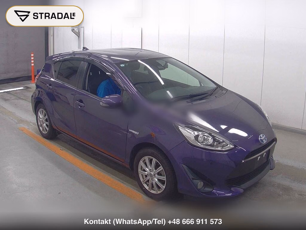 TOYOTA AQUA G SOFT LEATHER SELECTION 2017, aukcja z Japonii, zdjęcie 1