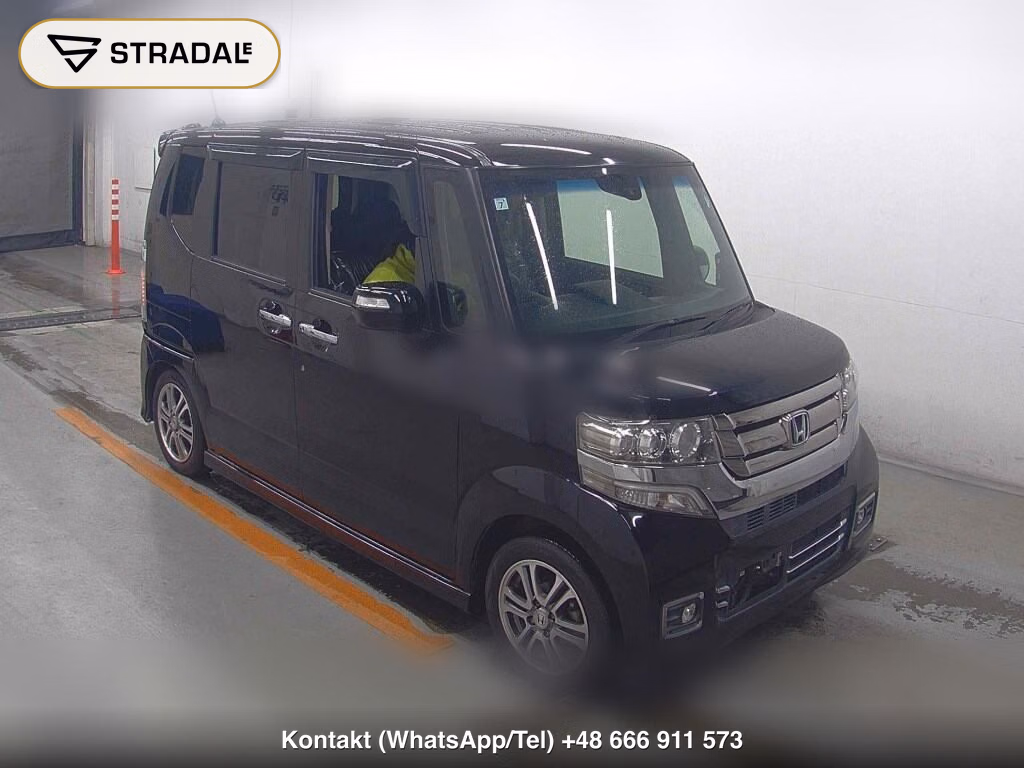 HONDA N-BOX CUSTOM SS PACKAGE 2017, aukcja z Japonii, zdjęcie 1