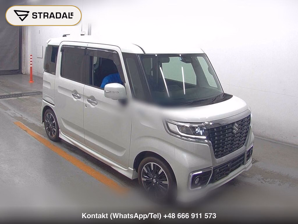 SUZUKI SPACIA CUSTOM 4WD HYBRID XS 2018, aukcja z Japonii, zdjęcie 1
