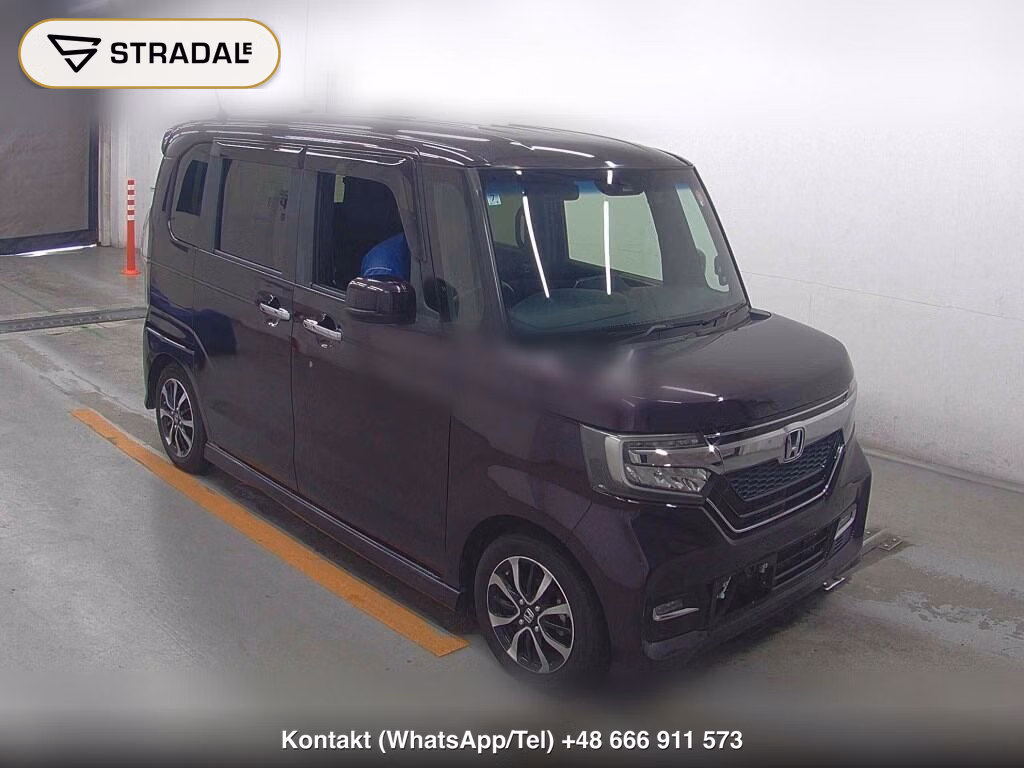 HONDA N-BOX CUSTOM G・L HONDA SENSING 2018, aukcja z Japonii, zdjęcie 1