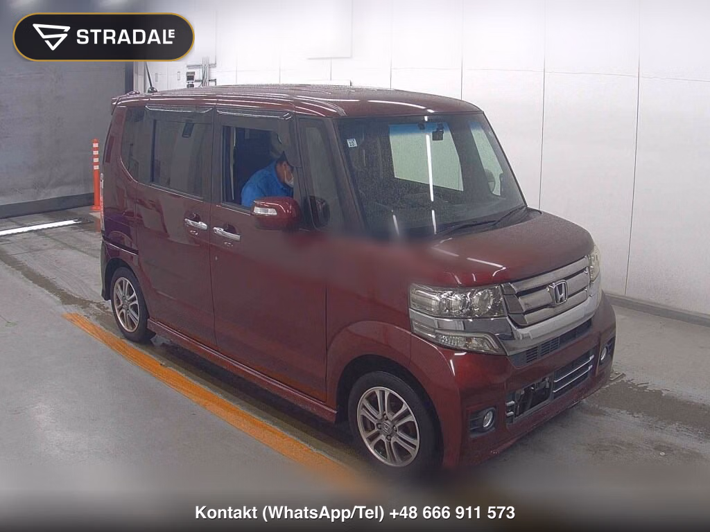 HONDA N-BOX CUSTOM G･L PACKAGE 2015, aukcja z Japonii, zdjęcie 1