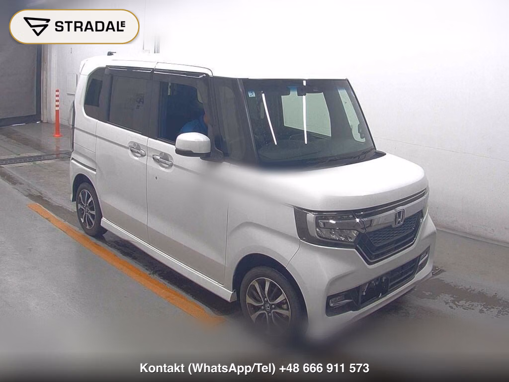 HONDA N-BOX CUSTOM 4WD G・EX HONDA SENSING 2019, aukcja z Japonii, zdjęcie 1