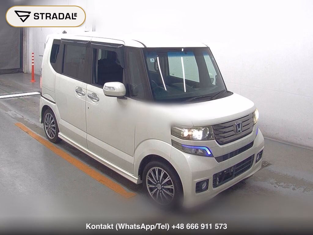 HONDA N-BOX CUSTOM G･TURBO PACKAGE 2013, aukcja z Japonii, zdjęcie 1