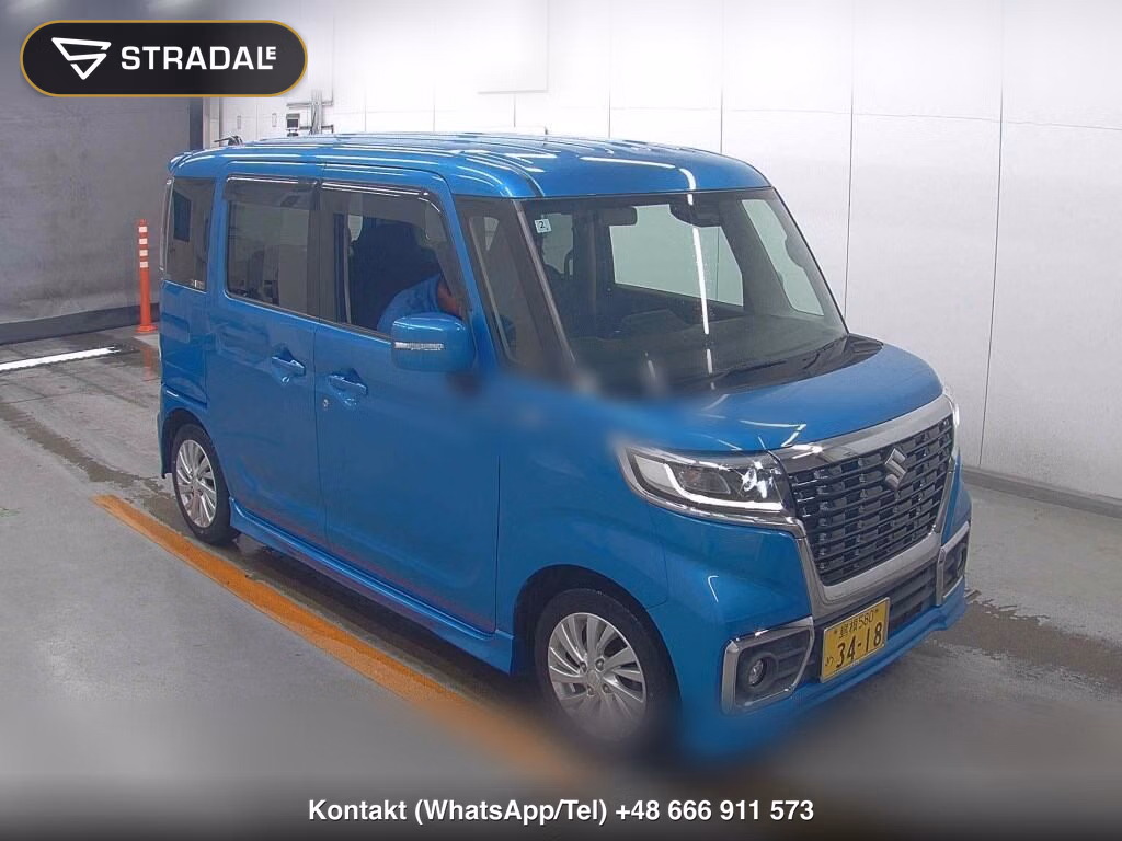SUZUKI SPACIA CUSTOM HYBRID GS 2018, aukcja z Japonii, zdjęcie 1