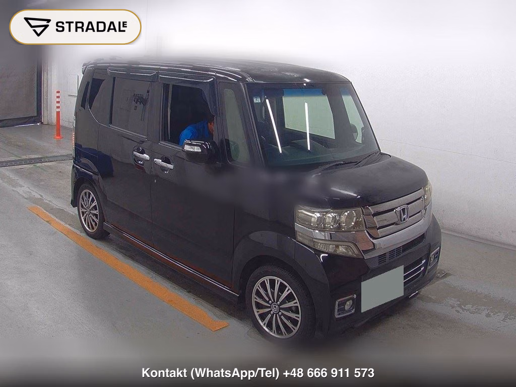HONDA N-BOX CUSTOM G・TURBO L PACKAGE 2016, aukcja z Japonii, zdjęcie 1
