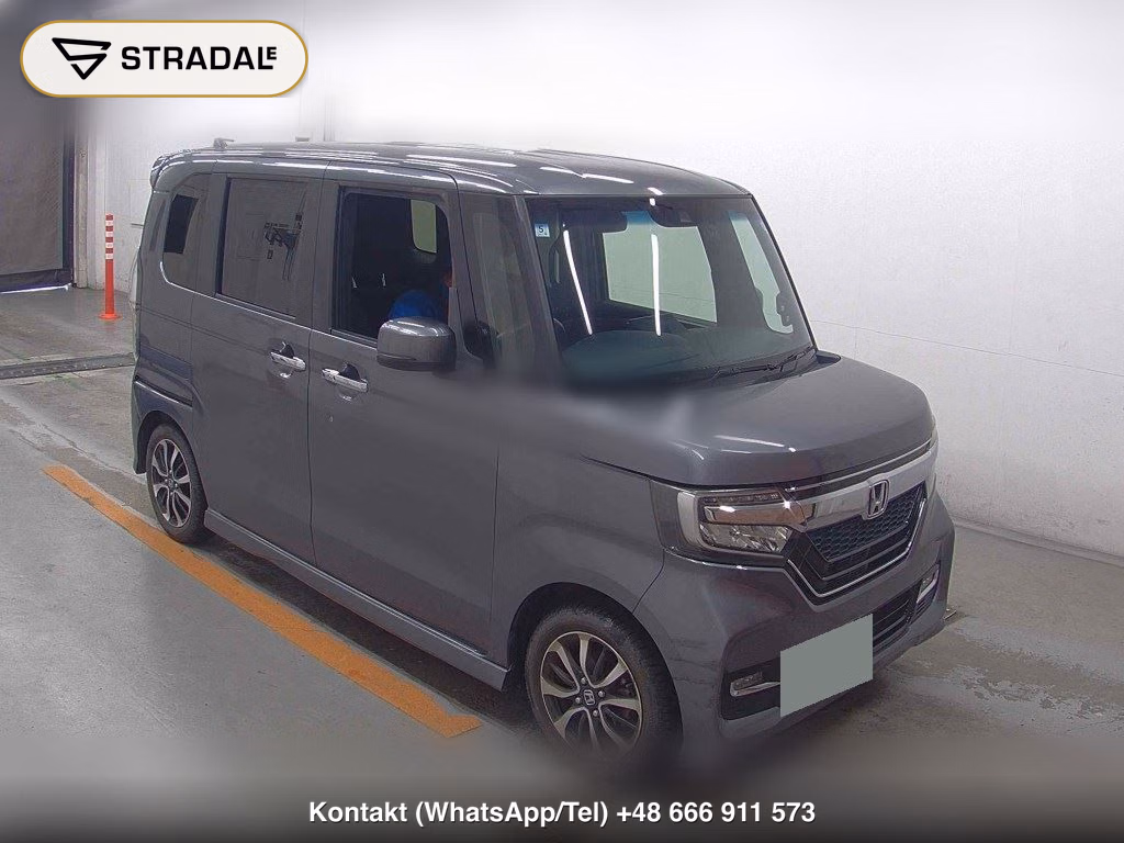 HONDA N-BOX CUSTOM G・L HONDA SENSING 2018, aukcja z Japonii, zdjęcie 1