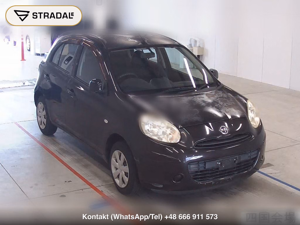 NISSAN MARCH 5D 12S V PACKAGE 2012, aukcja z Japonii, zdjęcie 1