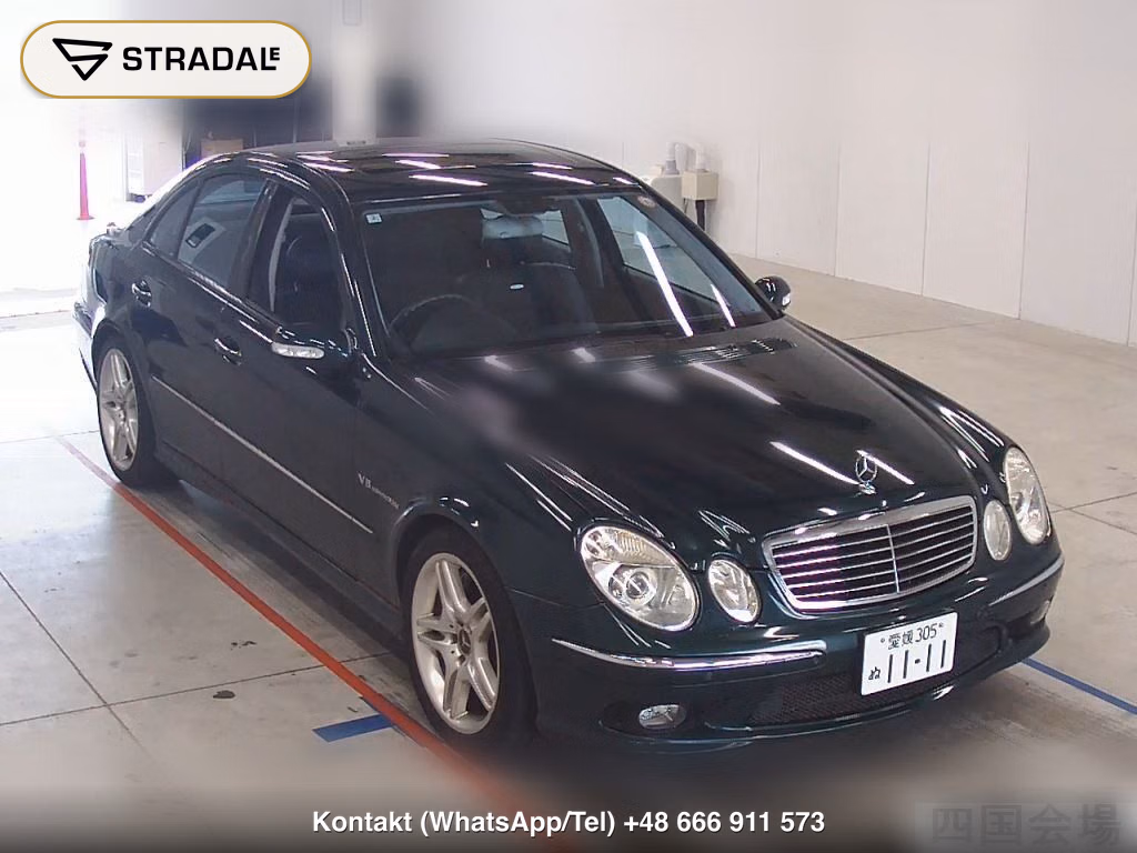 MERCEDES BENZ E-CLASS 4D E55 AMG 2004, aukcja z Japonii, zdjęcie 1
