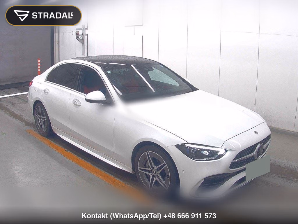 MERCEDES BENZ C-CLASS 4D C220D AVANTGARDE AMG LINE 2022, aukcja z Japonii, zdjęcie 1