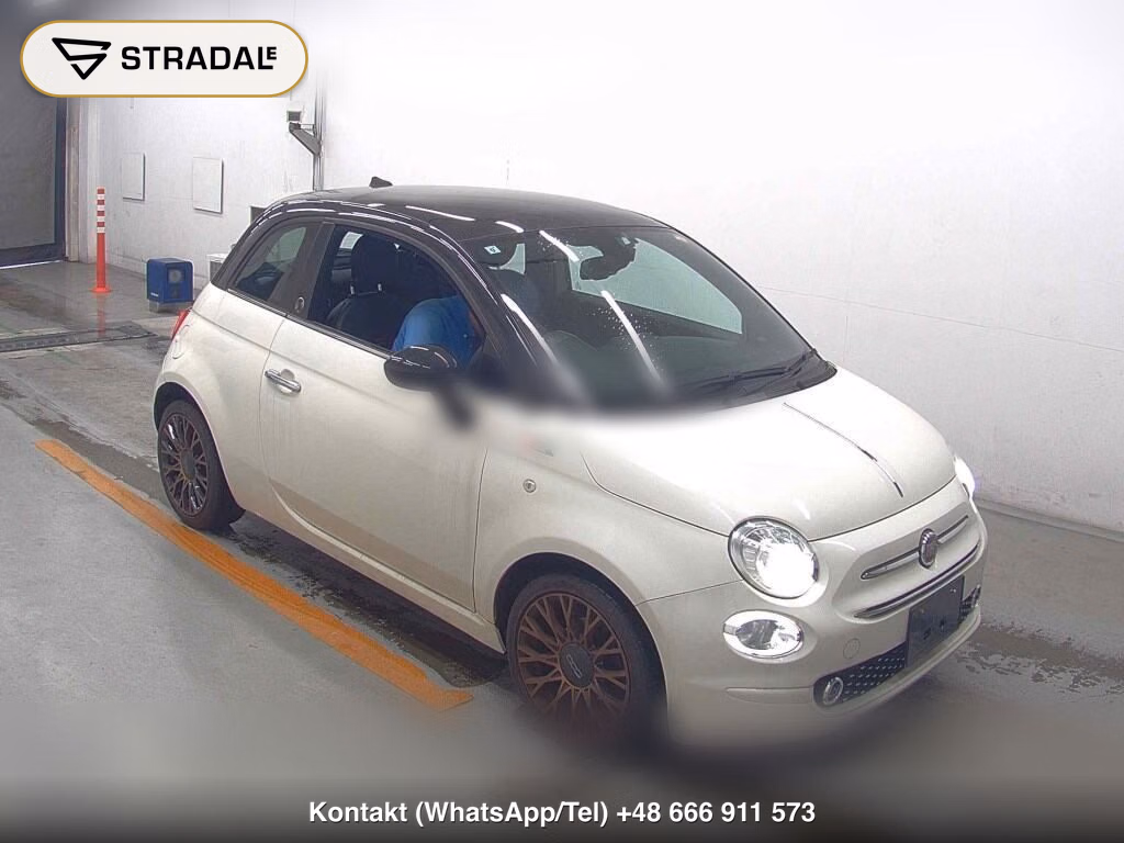 FIAT 500 120TH TUXEDO 2019, aukcja z Japonii, zdjęcie 1