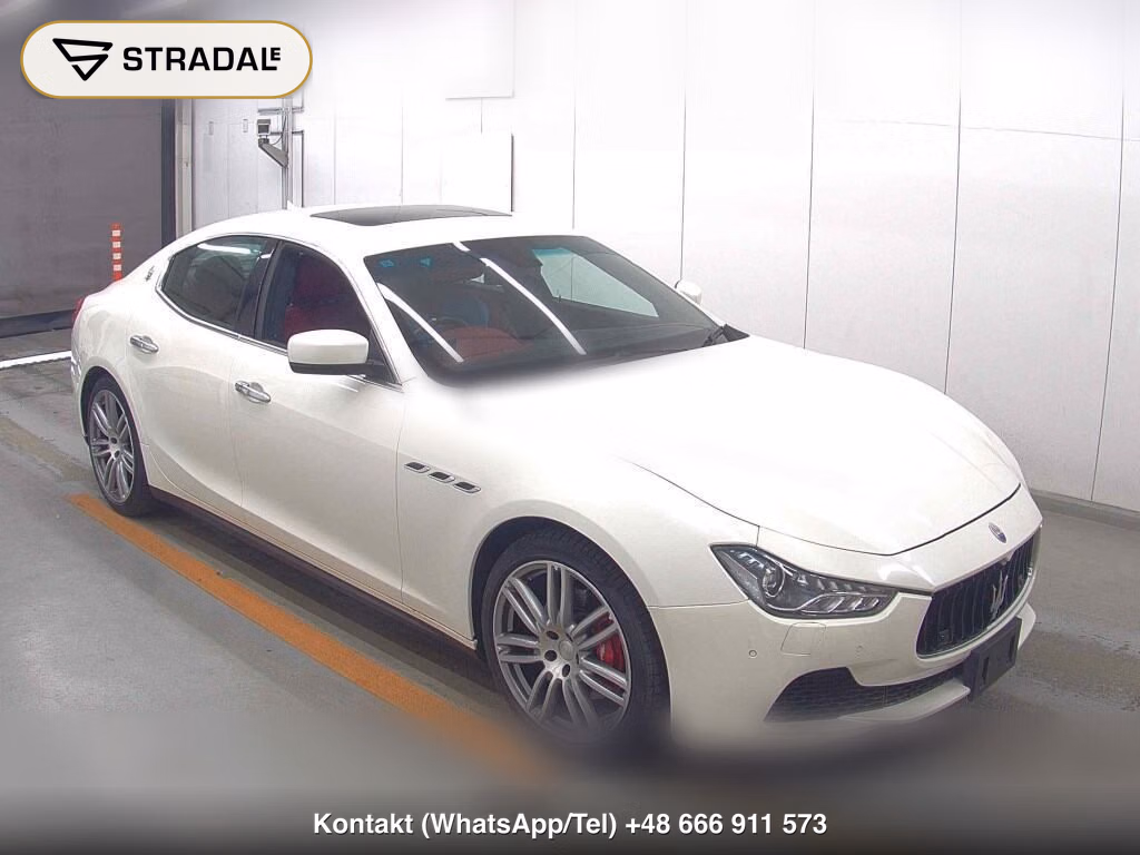 MASERATI GHIBLI 4D S 2016, aukcja z Japonii, zdjęcie 1