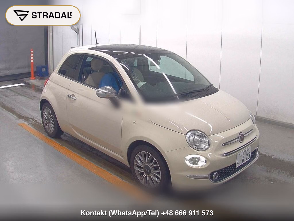 FIAT 500 PURA 2018, aukcja z Japonii, zdjęcie 1