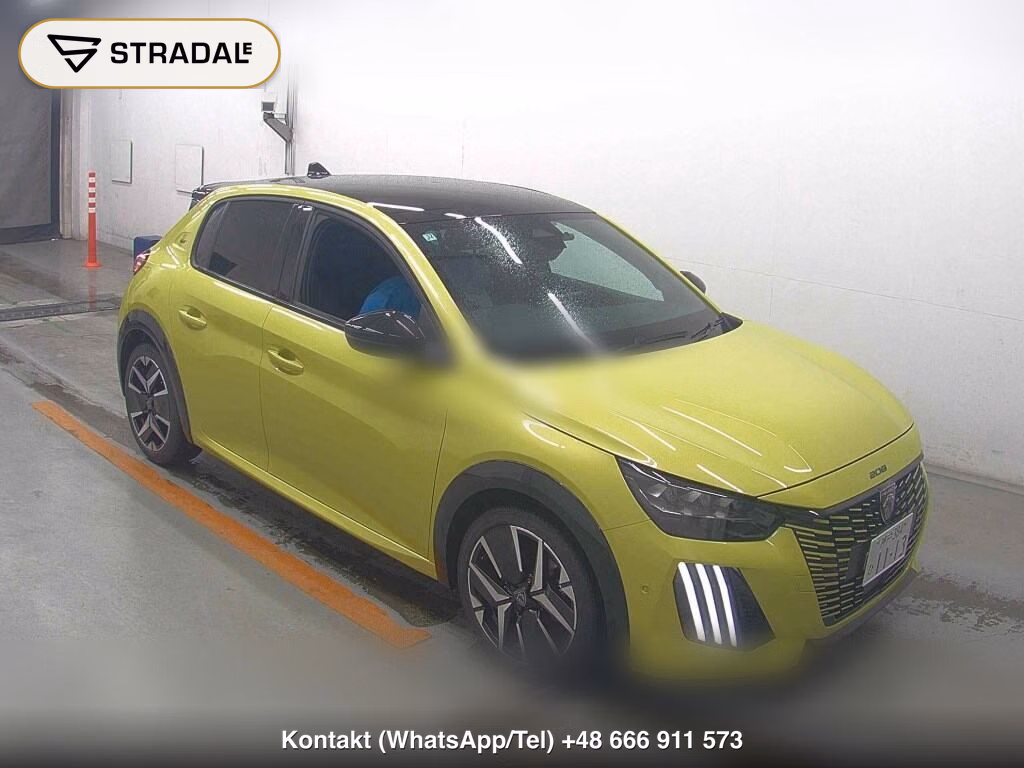PEUGEOT 208 5D GT HYBRID 2025, aukcja z Japonii, zdjęcie 1