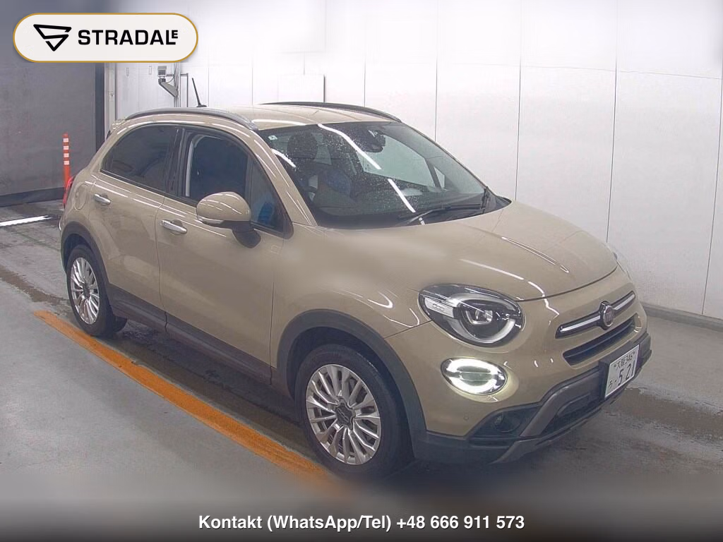 FIAT 500X 5D CROSS 2020, aukcja z Japonii, zdjęcie 1