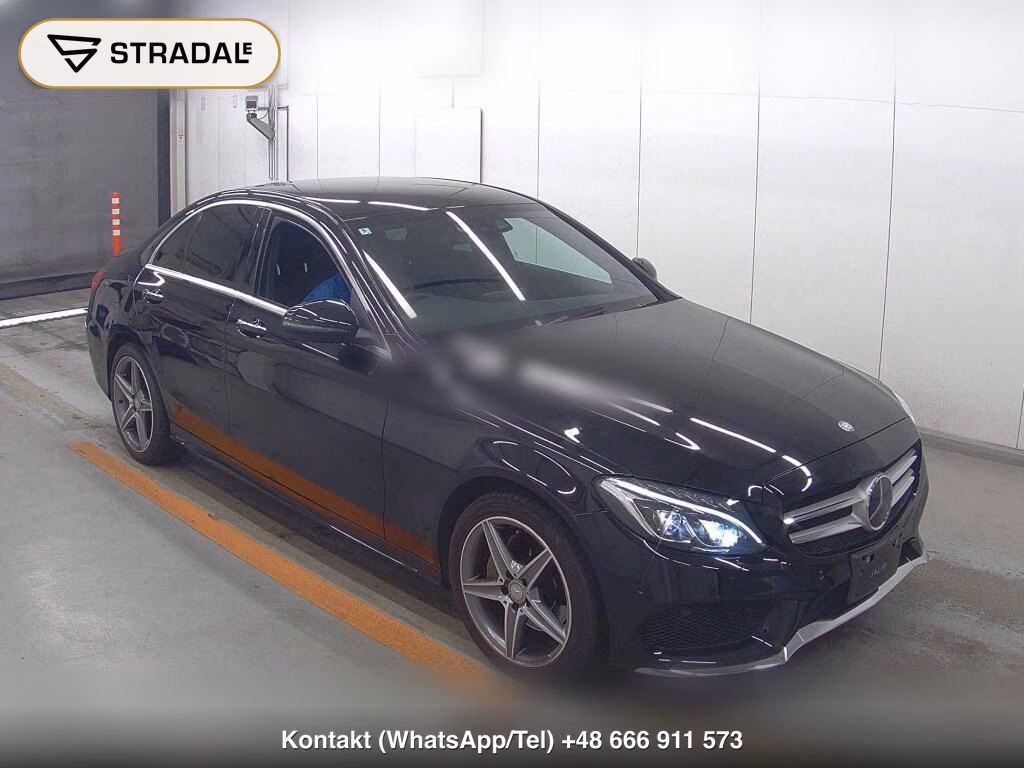 MERCEDES BENZ C-CLASS 4D C220D AVANTGARDE AMG LINE 2016, aukcja z Japonii, zdjęcie 1