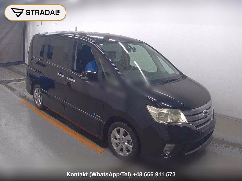 NISSAN SERENA 5D HIGHWAY STAR S-HYBRID 2012, aukcja z Japonii, zdjęcie 1