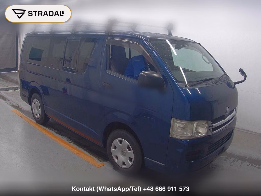 TOYOTA HIACE VAN 4D DX GL PACKAGE 2009, aukcja z Japonii, zdjęcie 1