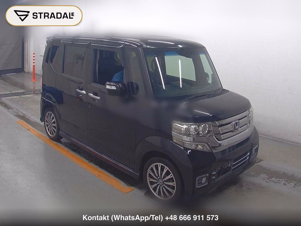 HONDA N-BOX CUSTOM TURBO SS PACKAGE 2017, aukcja z Japonii, zdjęcie 1