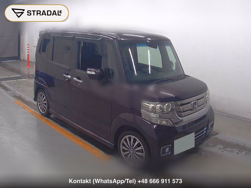 HONDA N-BOX CUSTOM G・TURBO L PACKAGE 2016, aukcja z Japonii, zdjęcie 1