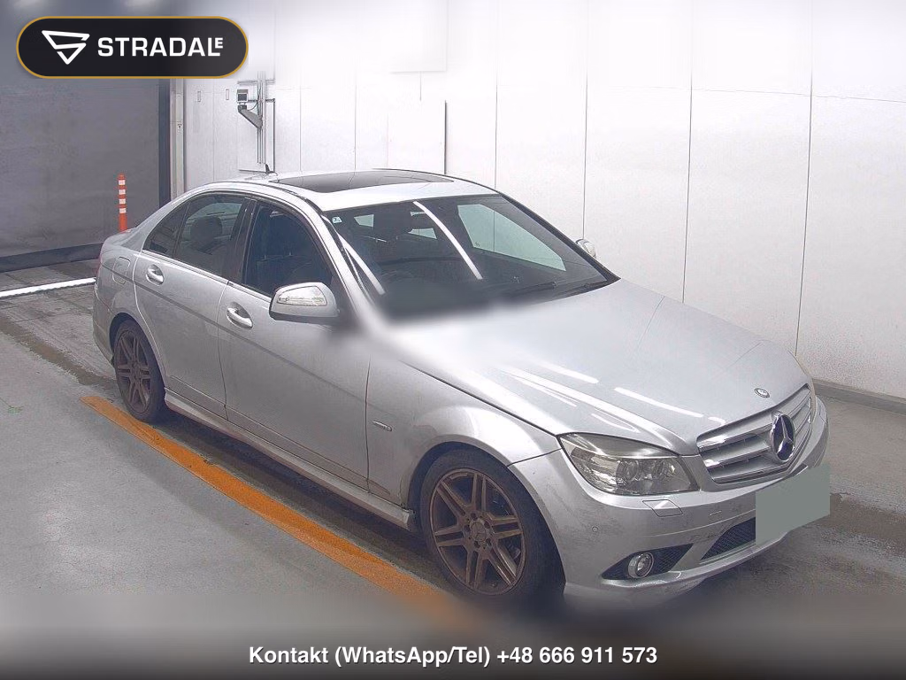MERCEDES BENZ C-CLASS 4D 2008, aukcja z Japonii, zdjęcie 1