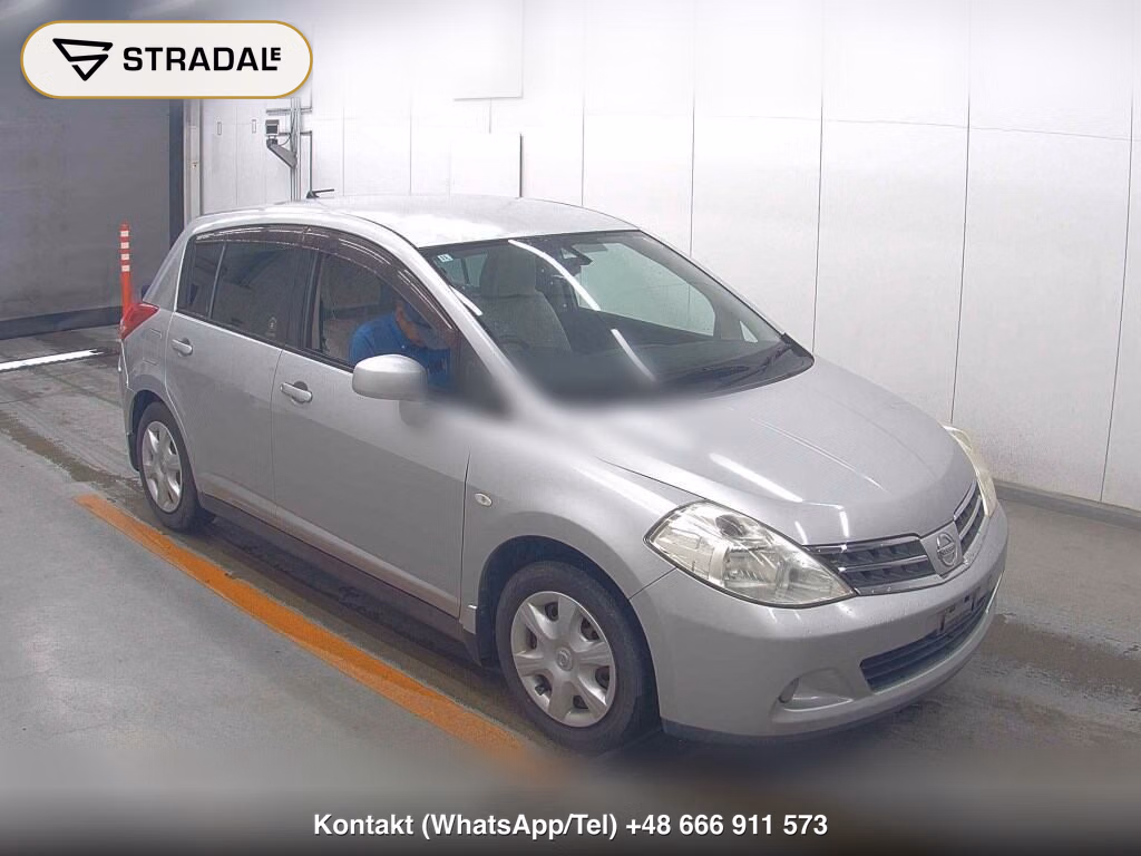 NISSAN TIIDA 15M 2008, aukcja z Japonii, zdjęcie 1