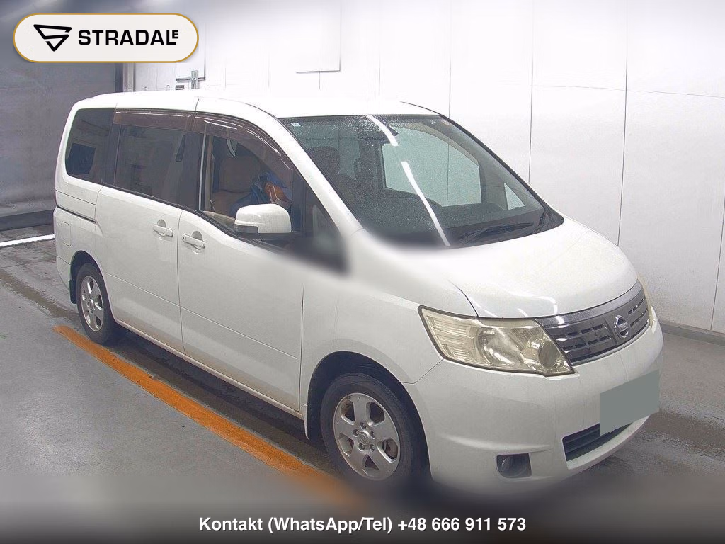 NISSAN SERENA 5D 20G 2008, aukcja z Japonii, zdjęcie 1