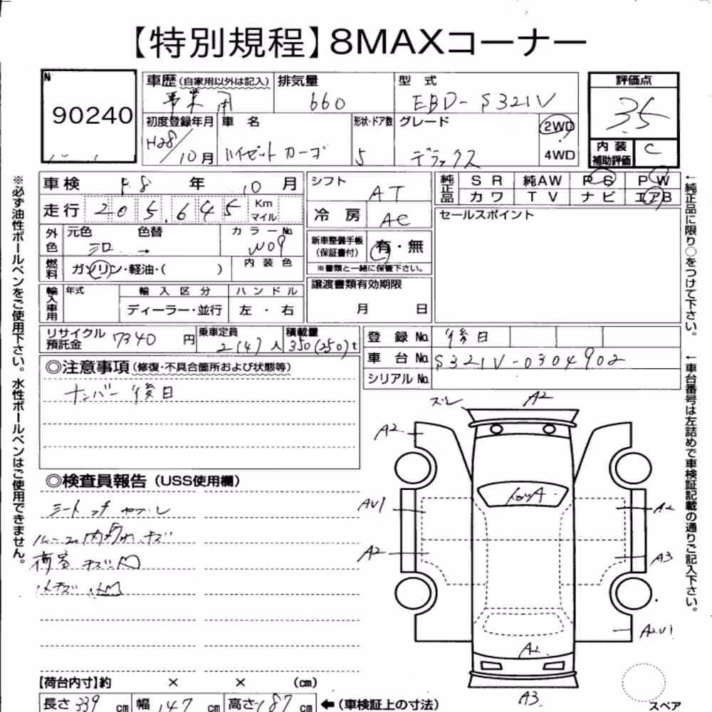 Notka aukcyjna: DAIHATSU HIJET CARGO 5D DELUXE