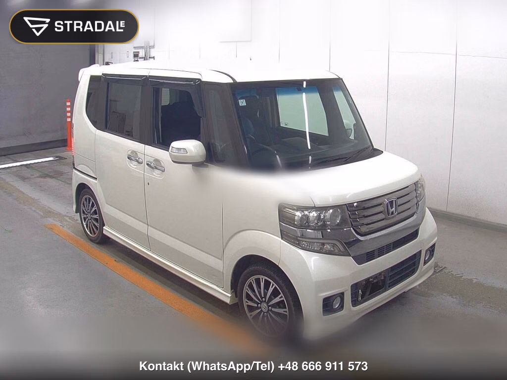 HONDA N-BOX CUSTOM G･TURBO PACKAGE 2013, aukcja z Japonii, zdjęcie 1
