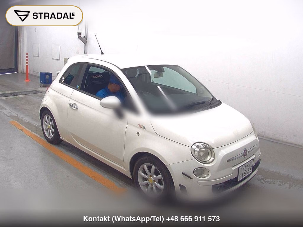 FIAT 500 1.2 SPORT 2012, aukcja z Japonii, zdjęcie 1