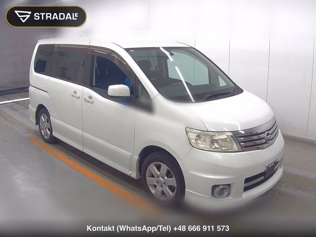 NISSAN SERENA 5D HIGHWAY STAR 2007, aukcja z Japonii, zdjęcie 1