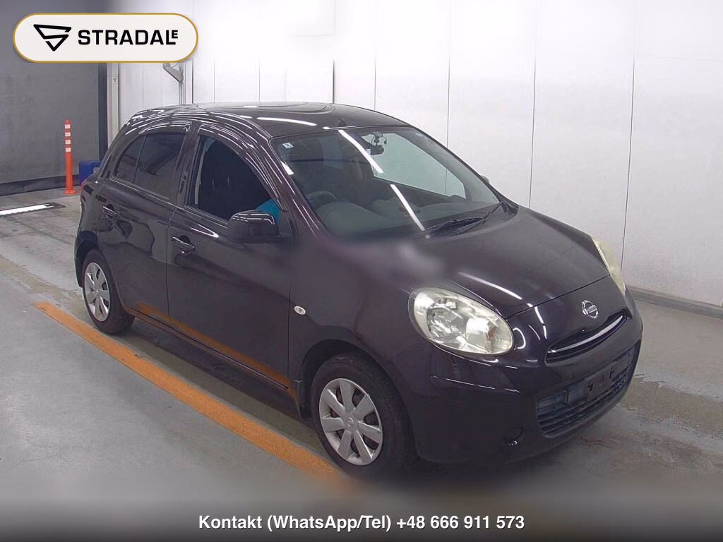 NISSAN MARCH 5D 12X 2012, aukcja z Japonii, zdjęcie 1