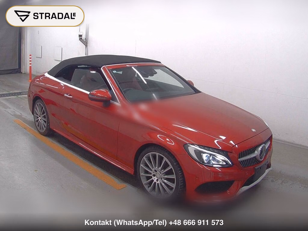 MERCEDES BENZ C-CLASS OP C180 CABRIOLET SPORTS 2016, aukcja z Japonii, zdjęcie 1
