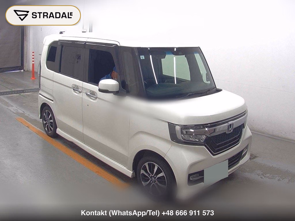 HONDA N-BOX CUSTOM G・L HONDA SENSING 2017, aukcja z Japonii, zdjęcie 1
