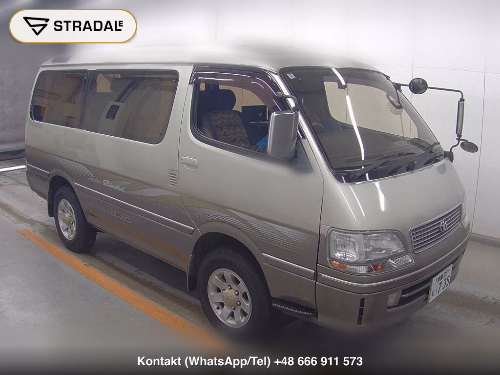 TOYOTA HIACE WAGON 4D 4WD SUPER CUSTOM LIMITED 1996, aukcja z Japonii, zdjęcie 1