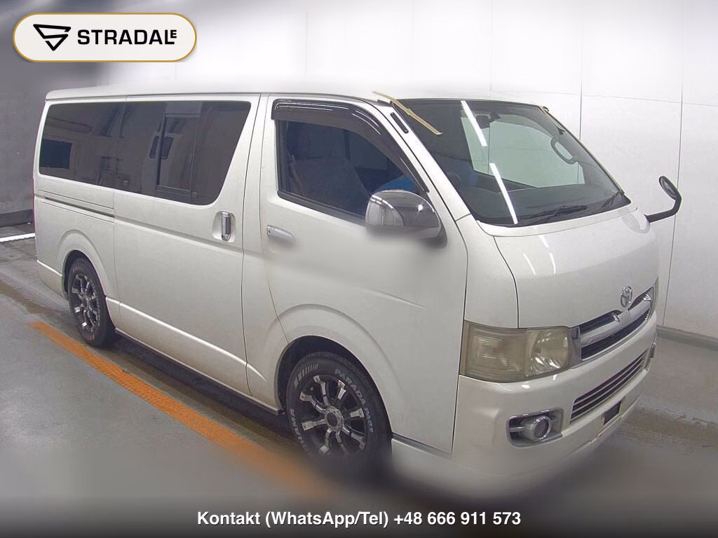 TOYOTA HIACE VAN 5D 4WD LONG SUPER GL 2007, aukcja z Japonii, zdjęcie 1